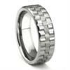 Tungsten Carbide Watchband Design Wedding Band Ring