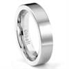 Cobalt Chrome 6MM Brushed Pipe Cut Wedding Band Ring